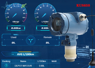 Sensor de nível ultrassônico sem fio KUS650A com alcance de 3m para medir a distância