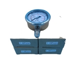 Medidor de pressão de fluido de aço inoxidável para óleo de silicone de glicerina