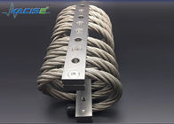 Material de aço inoxidável do controle de choque do isolador de vibração da corda de fio da câmera/zangão