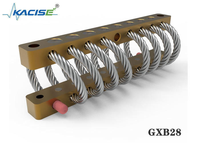 Dados de teste GXB28-800 isoladores de vibração de cabos de aço equipamentos de máquinas-ferramenta