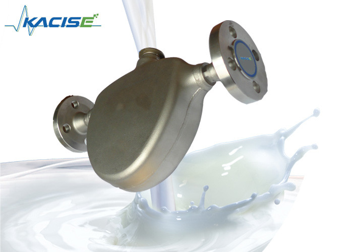 Tipo medidor de Microbend de fluxo sanitário, medidor de fluxo do leite da massa de Coriolis com exposição do LCD