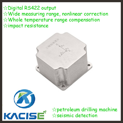 Acelerômetro capacitivo Triaxial industrial do equilíbrio da força do sensor MEMS da aceleração