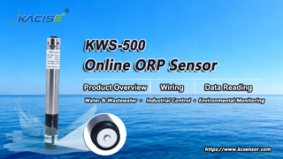Visão geral, fiação e leitura de dados do sensor ORP on-line KWS-500