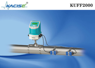 Braçadeira KUFF2000 na unidade principal ultrassônica de medidor de fluxo e sensor fixado na tubulação