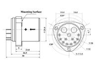 Acelerômetro de quartzo de alta precisão para sistemas de navegação inercial com faixa de entrada ± 80 G