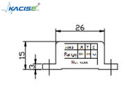 K-3JSJ-300 Modulo de Sensor de Acelerômetro Triaxial de Pequeno Tamanho com Alta Frequência 0,5 ~ 4,5 V