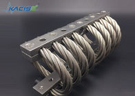 Amortecedores de aço inoxidável da vibração da corda de fio do controle de choque para a maquinaria industrial