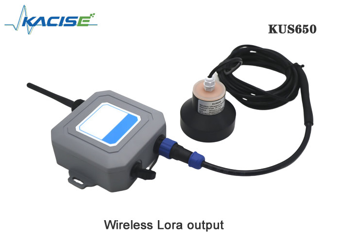 Sensor de nível ultrassônico sem fio KUS650C de baixa potência e alcance de 10m com 4G/Lora/GPRS/NB