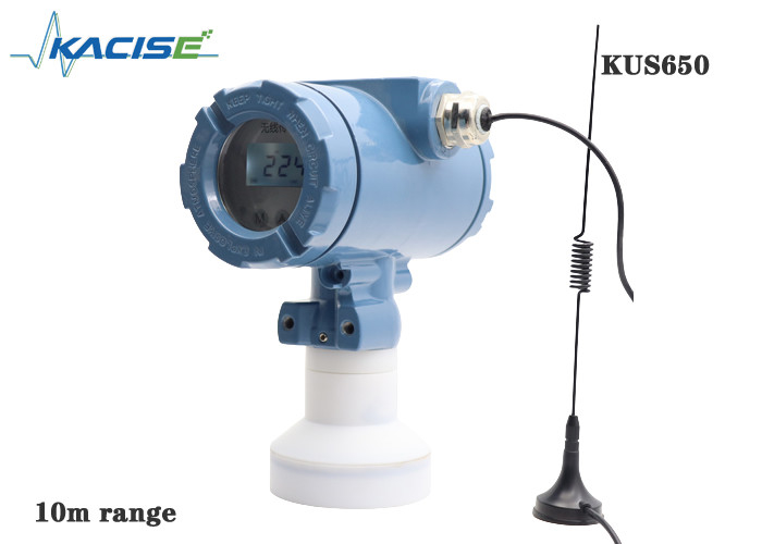 Sensor de nível sem fio ultrassônico de distância de resistência a ácidos e álcalis KUS650 com 4G/Lora/GPRS/NB