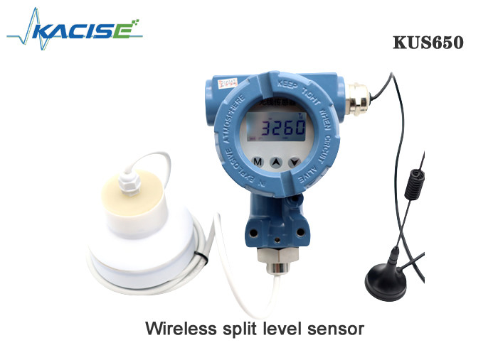 Sensor de nível sem fio ultrassônico de distância de resistência a ácidos e álcalis KUS650 com 4G/Lora/GPRS/NB