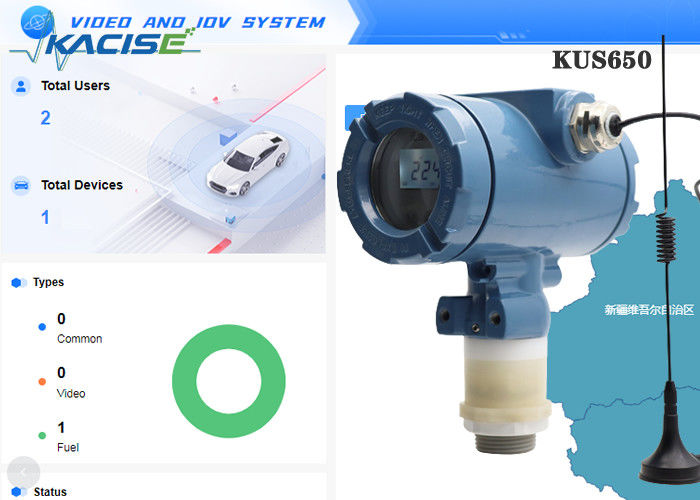KUS650A Sensor de Nível Ultrassônico Sem Fio de Alcance de 3m com Proteção IP68 e Saída 4G/Lora/GPRS/NB para Medição de Nível de Líquido