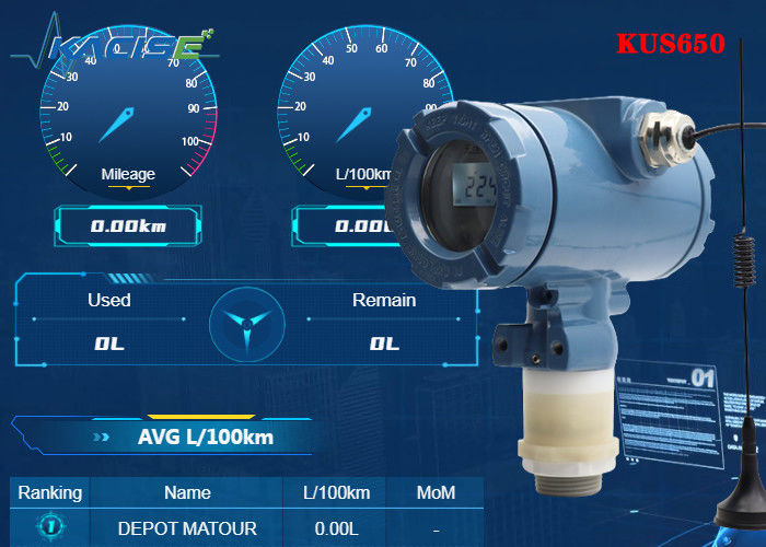 KUS650A Sensor de Nível Ultrassônico Sem Fio de Alcance de 3m com Proteção IP68 e Saída 4G/Lora/GPRS/NB para Medição de Nível de Líquido
