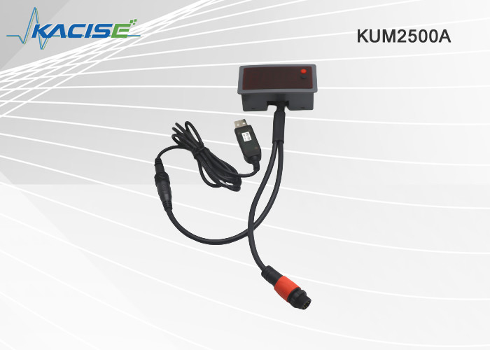 Sensor de nível de tanque de combustível ultrassônico de alta resolução KUM2500A para medição de líquidos 9~36V