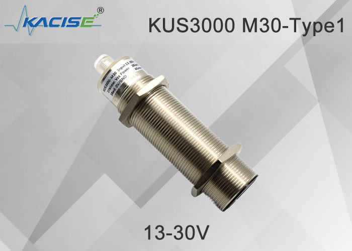 O mais vendido KUS3000 M30-Type1 Sensor de nível ultrassónico inteligente de 2 metros para a indústria com precisão ≤1 %