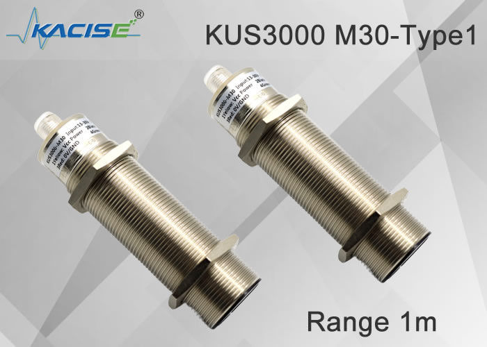 O mais vendido KUS3000 M30-Type1 Sensor de nível ultrassónico inteligente de 2 metros para a indústria com precisão ≤1 %