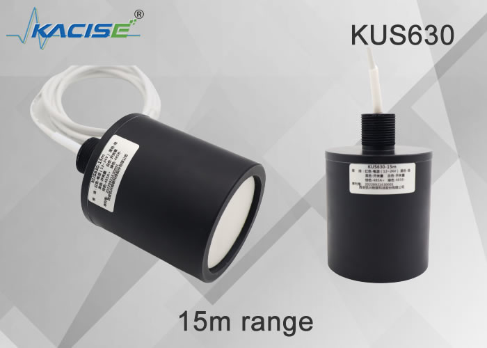 Sensor ultrassônico de nível de tanque de água de longo alcance KUS630 à prova d'água e anticorrosão