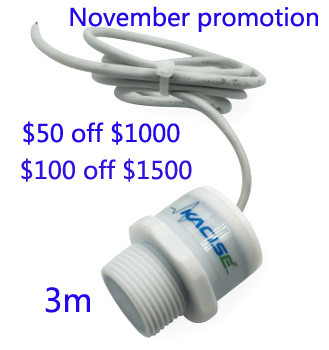 RS485 Saída 3m sensor ultrassônico inteligente sensor de nível de água Esgoto Piscina PTFE 20khz controlador de nível