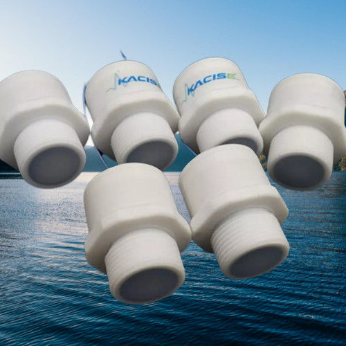 Sensor de nível ultrasônico de alcance de 3 m com saída RS485 e revestimento em PTFE para ambientes corrosivos