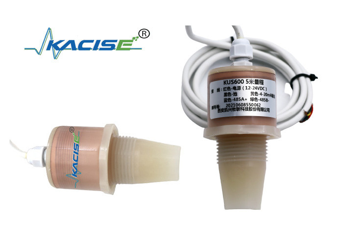 Sensor de nível de água ultrassônico RS485 de baixa potência 5m KUS600 5V medidor de nível de água