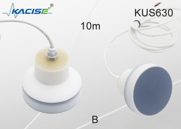 Medidor de nível ultrasónico de 24 V da série KUS630 com interface RS-485 para medição sem contacto
