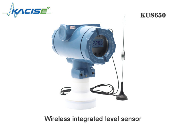 Sensor de nível ultrassônico sem fio e baixa potência da série KUS650 com 4G/Lora/GPRS/NB