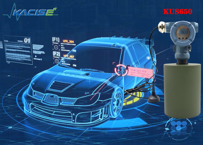 Sensor de nível ultrassônico sem fio e baixa potência da série KUS650 com 4G/Lora/GPRS/NB