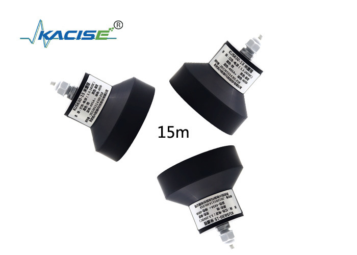 PTFE/PVC gama de 15m saída RS485 ou 0~5V sensor de nível de água ultra-sônico sem fio