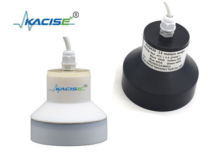 Sensor transdutor ultrassônico de alcance de 10 metros com saída RS485 e proteção IP65 para medição de distância