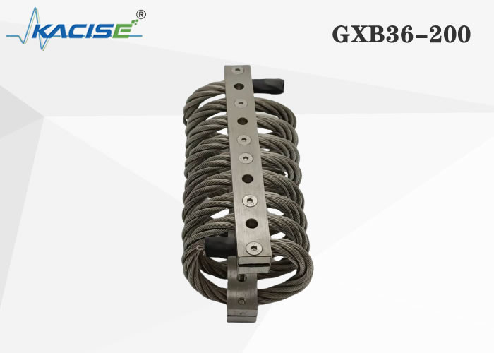 Isolador de cabo de aço helicoidal antichoque GXB36-200 com absorção de energia e isolamento de vibração