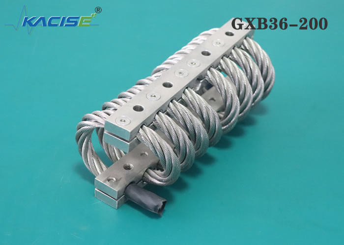 Isolador de cabo de aço helicoidal antichoque GXB36-200 com absorção de energia e isolamento de vibração