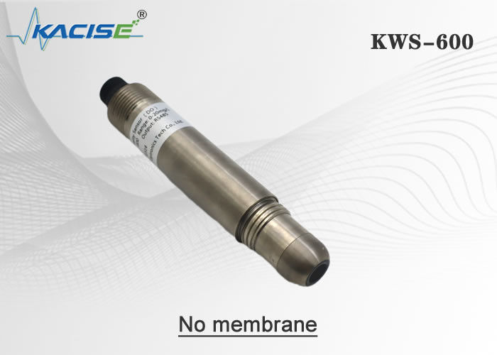 Sensor de oxigénio dissolvido por fluorescência em linha KWS-600 sem membrana, sem eletrólito RS485 Modbus Output e IP68 impermeável