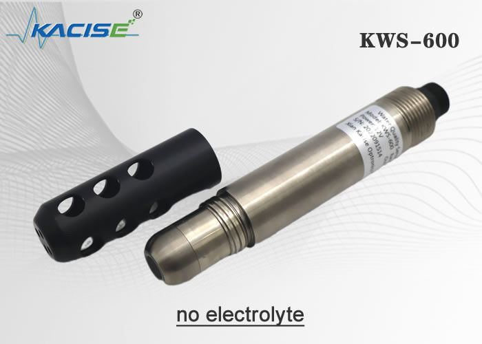 Sensor de oxigénio dissolvido por fluorescência em linha KWS-600 sem membrana, sem eletrólito RS485 Modbus Output e IP68 impermeável