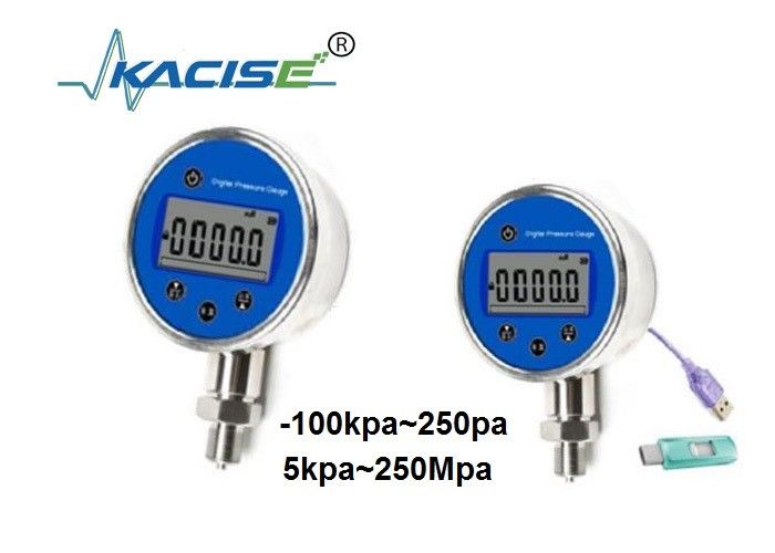 Medidor de pressão hidráulica de armazenamento digital de alta precisão IP66 com sensor de pressão de precisão