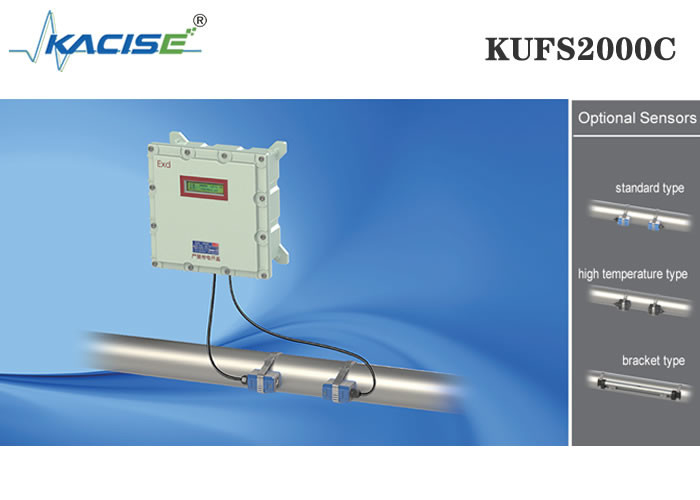 Braçadeira ultrassônica à prova de explosões do medidor de fluxo de KUFS2000C no tipo