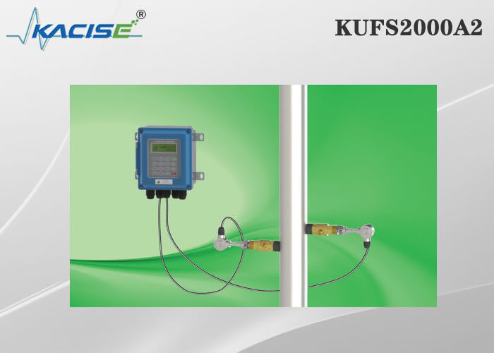 KUFS2000A2 Medidor de fluxo ultrasônico de inserção em parede para tubos DN50-DN6000 com medição bidirecional e interface RS485 MODBUS