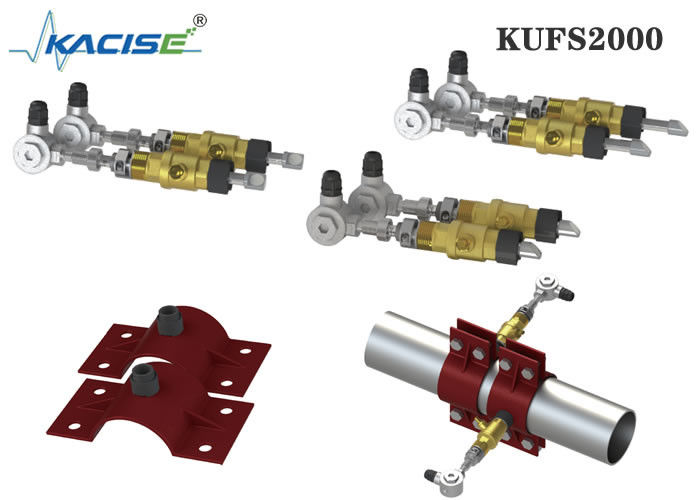 KUFF2000 Medidor de fluxo ultrasónico de inserção fixa com precisão de ± 1% para dimensões de tubos DN50-DN6000 e medição bidirecional