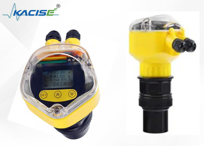 Sensor de nível ultrasônico de alcance de 10 m com saída de 4-20 mA para controle automático do medidor de nível de água