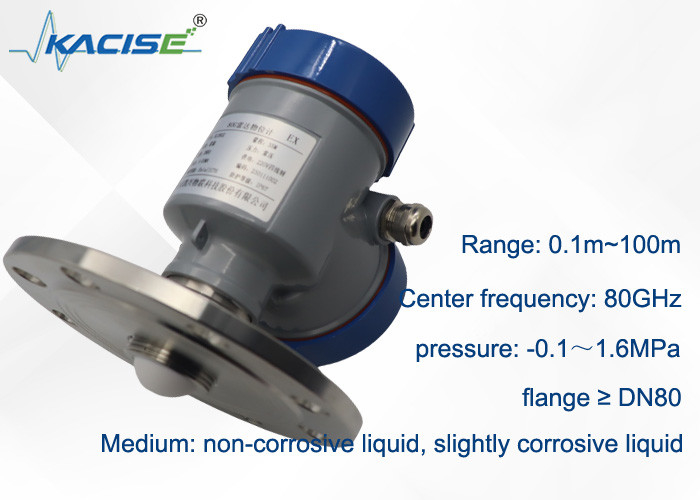 KLD802 OEM 80G medidor de nível de radar sem contacto para tanques sépticos com alcance 0,1m100m