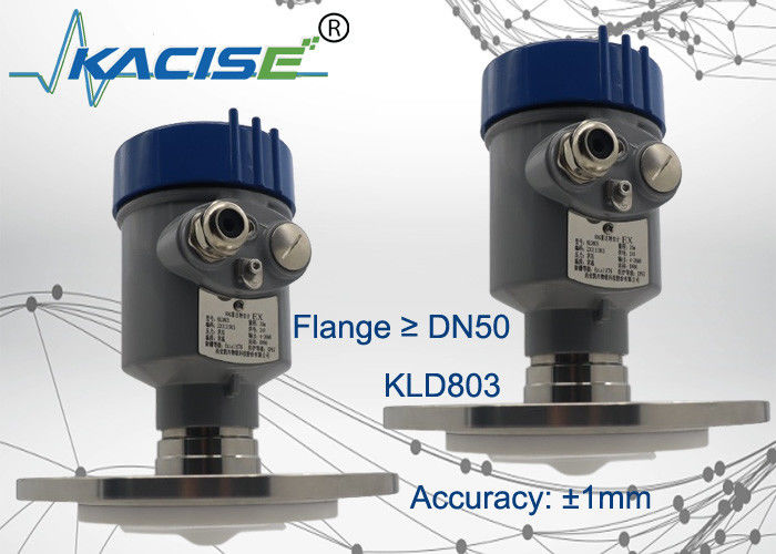 Sensor de nível de radar de 80 GHz KACISE OEM com saída de 4-20mA e proteção IP67 para medição de alto nível