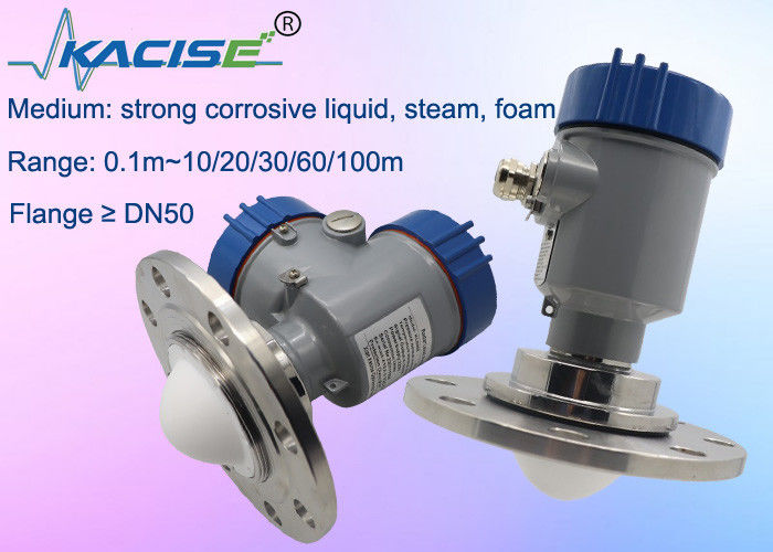 Sensor de medidor de nível de radar OEM 80GHz com RS485 Modbus e proteção IP67 para medição do nível do tanque de água