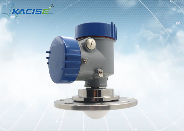 Tipo líquido sensor nivelado do radar da água KLD804 com alimentação por acumuladores e conexão da flange