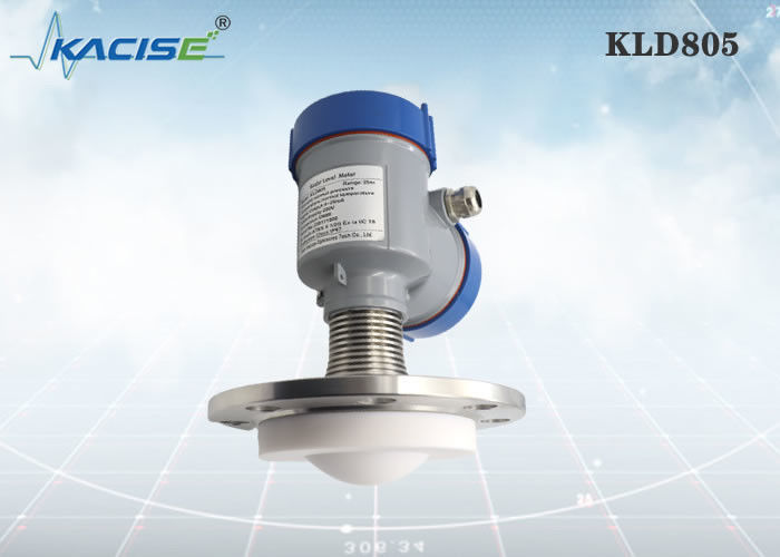 Sensor de nível de radar KLD805 de 80 GHz com antena PTFE e proteção IP67 para medição do nível de líquido