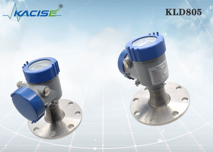 Sensor de nível de radar KLD805 de 80 GHz com antena PTFE e proteção IP67 para medição do nível de líquido