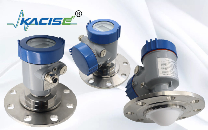 Kacise OEM Compact Radar Level Sensor Transmitter 80G 60m Radar Level Gauge com IP67