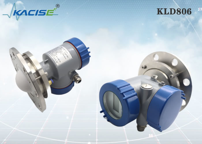 Sensor de nível de radar KLD806 de 80 GHz com antena PTFE e proteção IP67 para tanques sólidos e líquidos