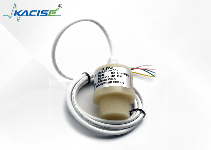 Sensor ultra-sônico compacto da série KUS550, de alta sensibilidade, resistente à corrosão, com uma precisão de medição ≤ 1%