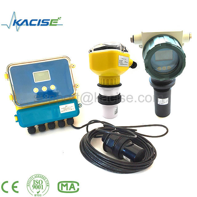 Sensor de nível ultrasônico com proteção IP67 em aço inoxidável e alcance de medição de 60 m para águas residuais e tanques subterrâneos