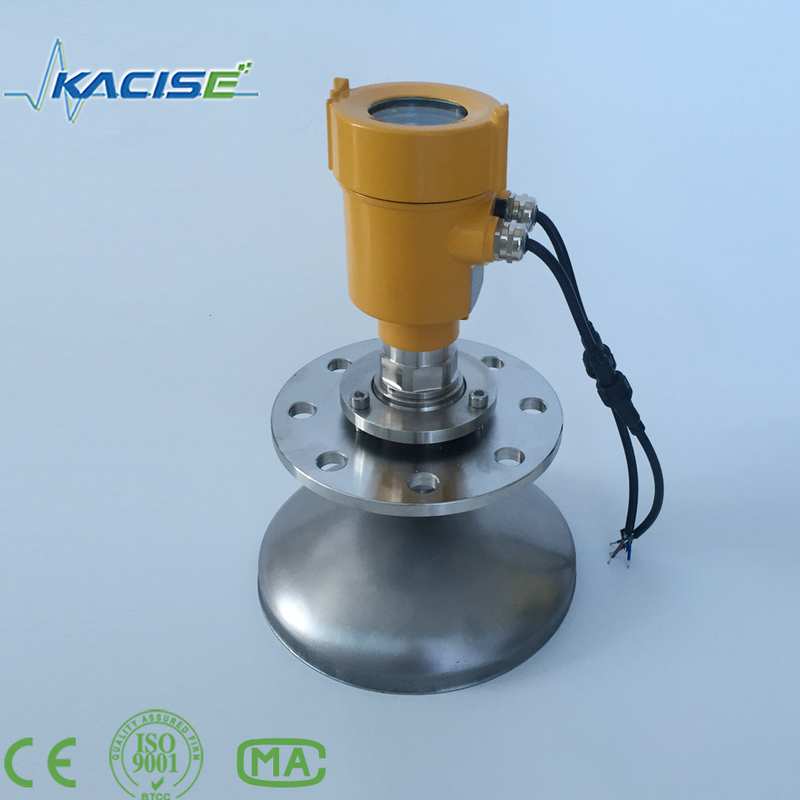 KLD-2604 RS485 Modbus Radar de poeira forte Nível de medidor 4 - 20mA com alcance de medição 80m