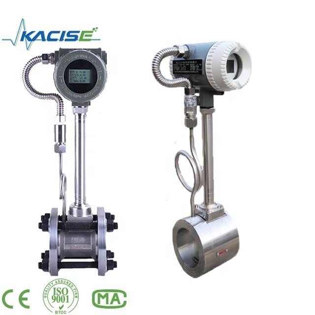 Medidor de fluxo de gás natural SS304 Medidor de fluxo digital de turbina com saída 4~20mA/Pulso/RS485