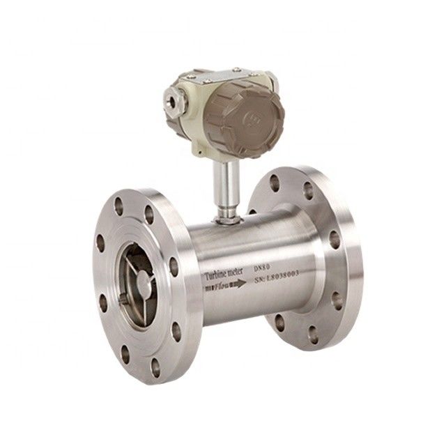 Medidor de caudal sanitário com material SS304/SS316 e precisão de ±0,2% para ligação de pinças do medidor de caudal de turbina de qualidade alimentar